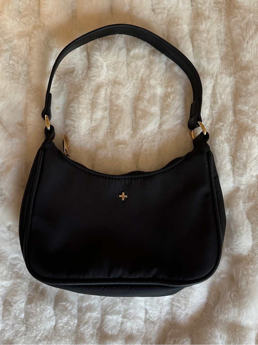 Peta + Jain Black Nylon Shoulder Bag